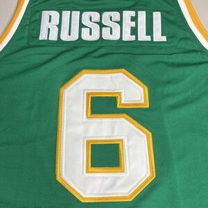 NEW Sports Series Legends By Himi Bill Russell USF San Francisco Dons Jersey XL